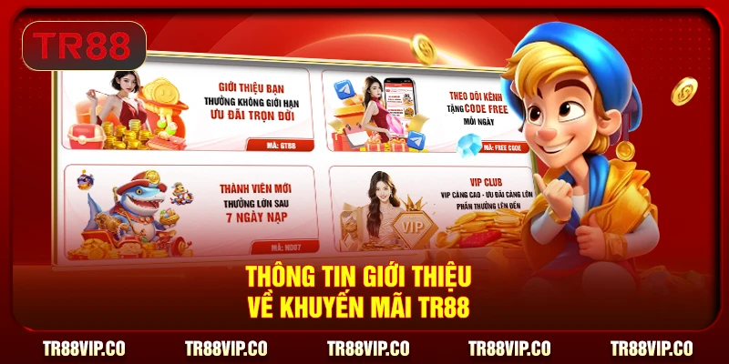 Thông tin giới thiệu về khuyến mãi TR88